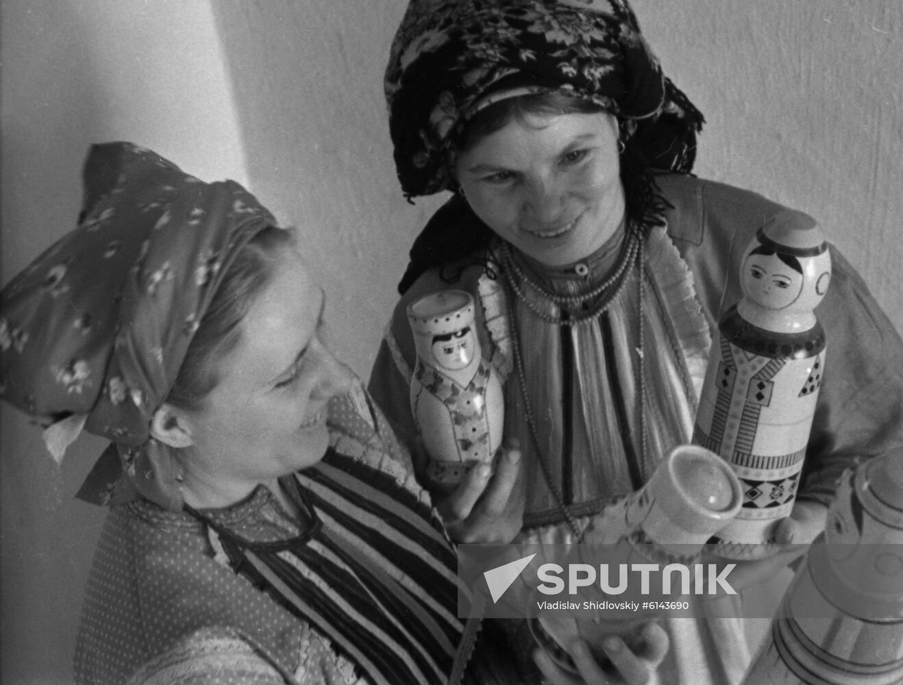 Mordovian Matryoshka nested dolls