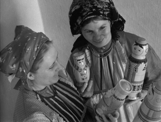 Mordovian Matryoshka nested dolls