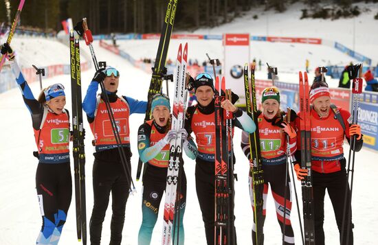 Slovenia Biathlon World Cup Single Mixed Relay