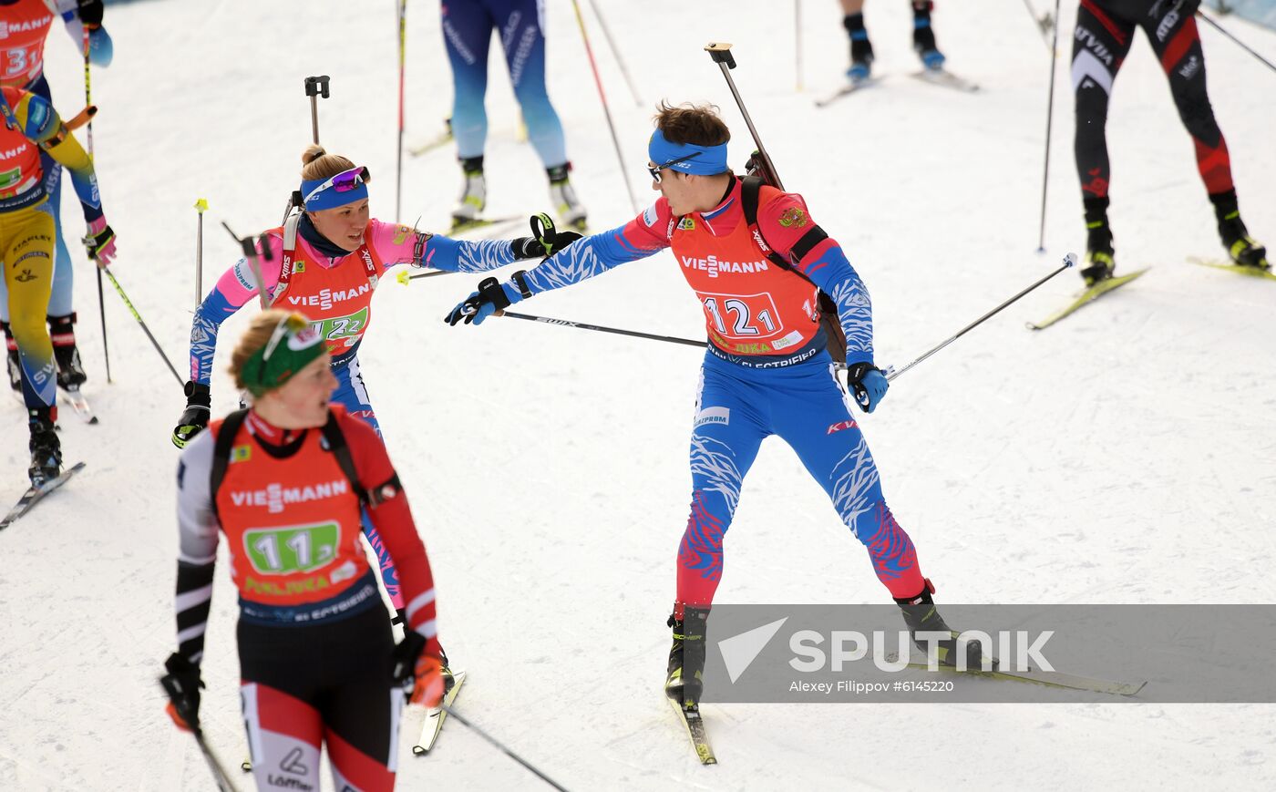 Slovenia Biathlon World Cup Single Mixed Relay