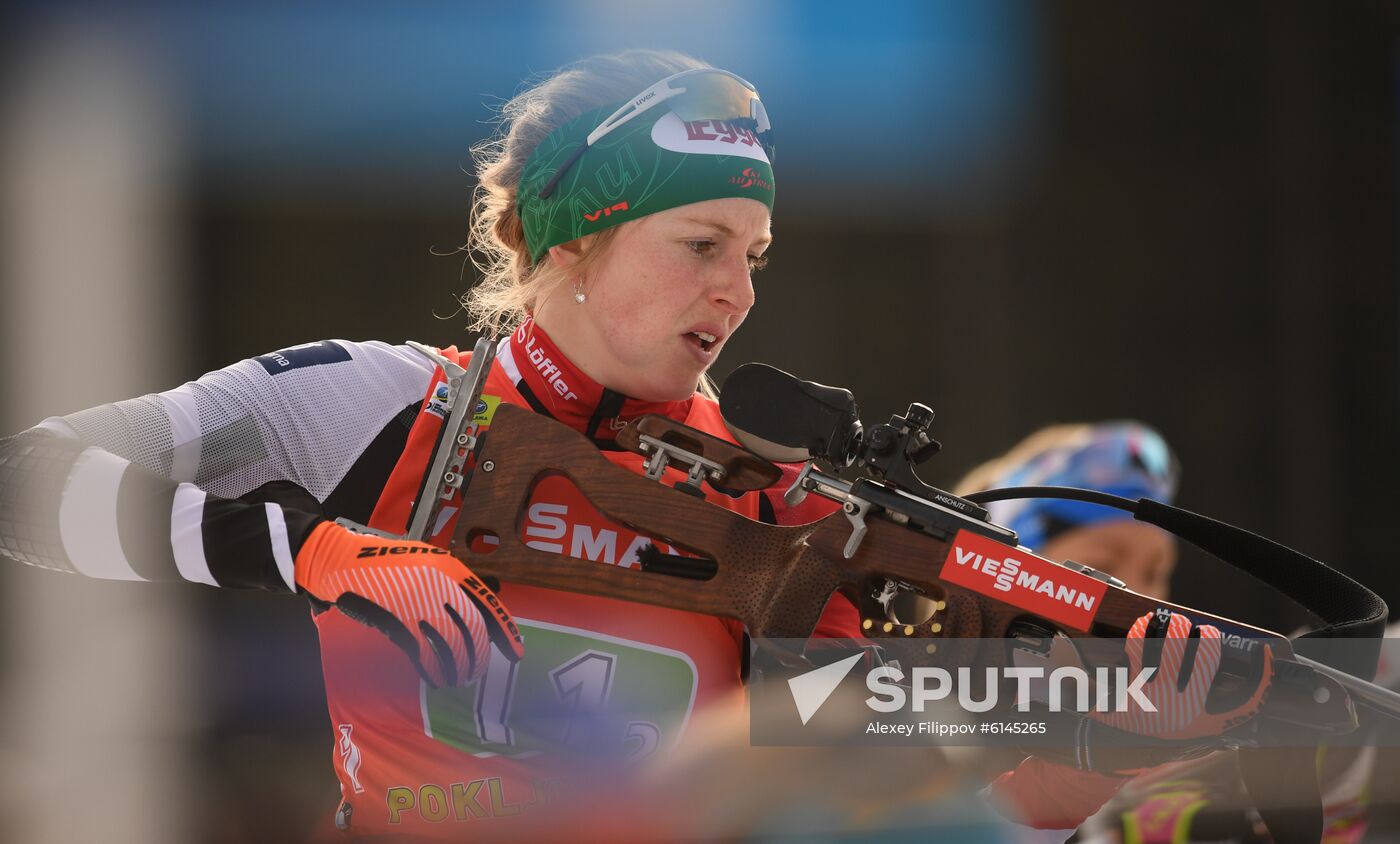 Slovenia Biathlon World Cup Single Mixed Relay