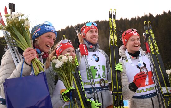 Slovenia Biathlon World Cup Mixed Relay