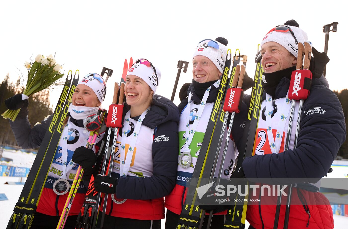 Slovenia Biathlon World Cup Mixed Relay