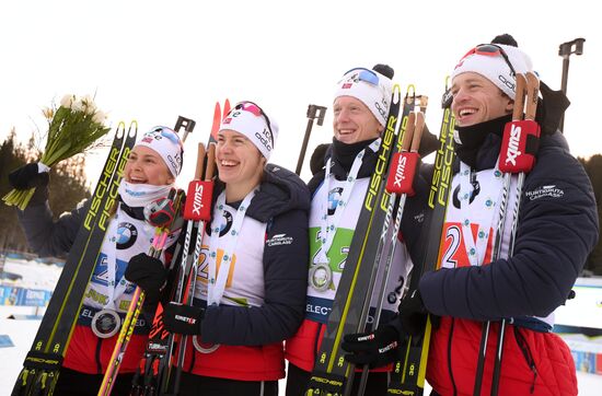 Slovenia Biathlon World Cup Mixed Relay