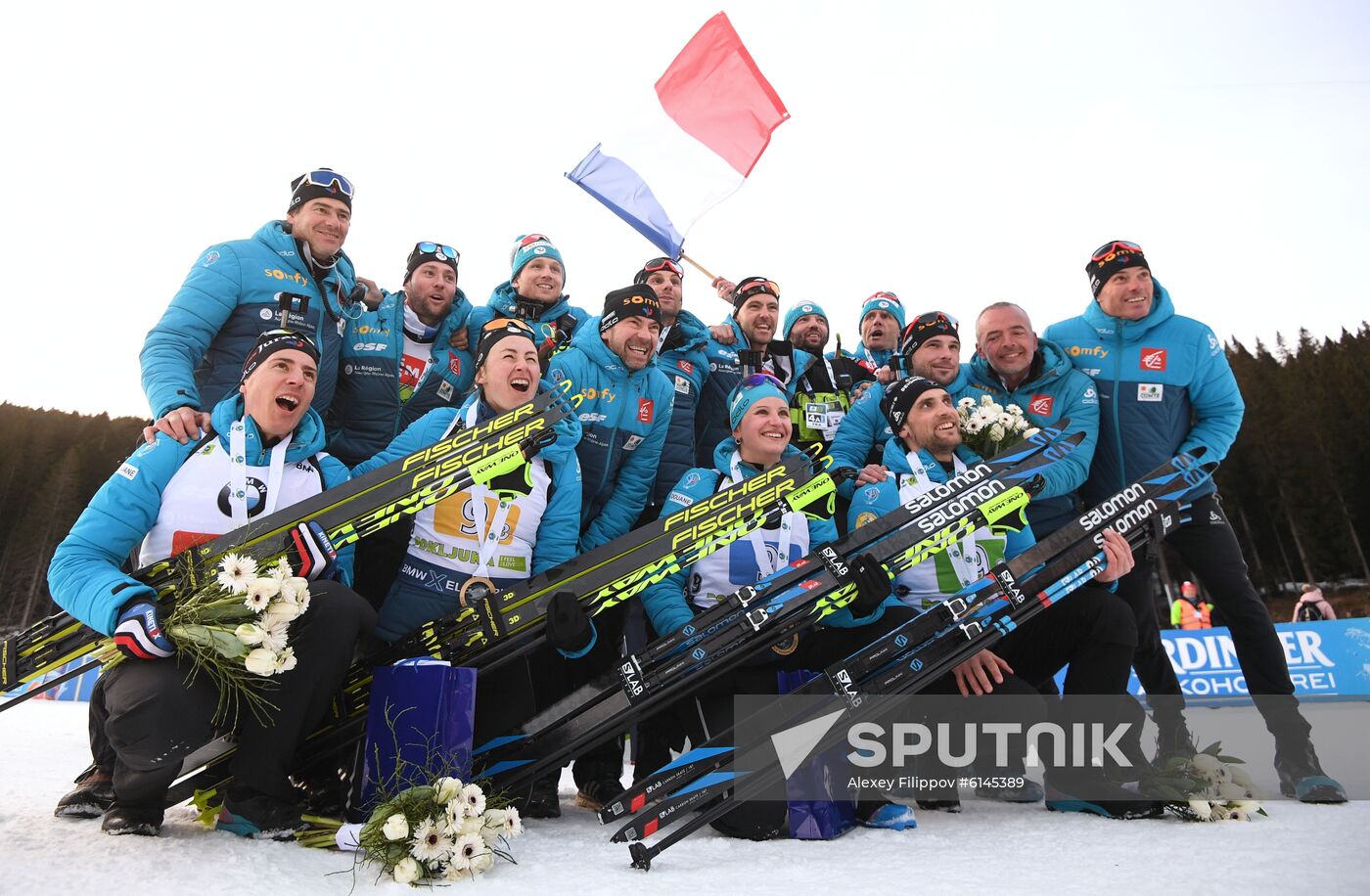 Slovenia Biathlon World Cup Mixed Relay