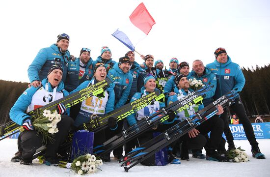 Slovenia Biathlon World Cup Mixed Relay