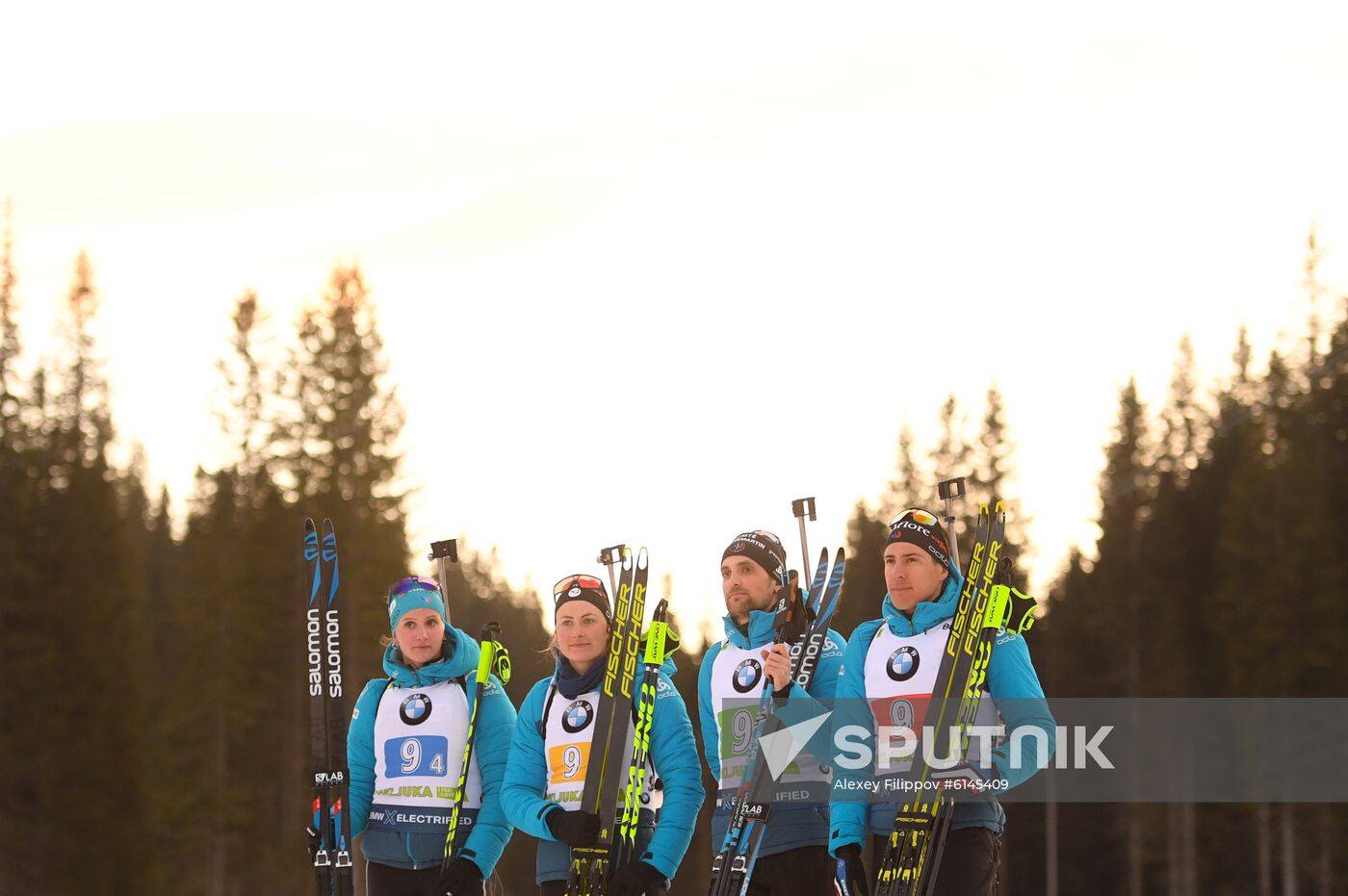 Slovenia Biathlon World Cup Mixed Relay