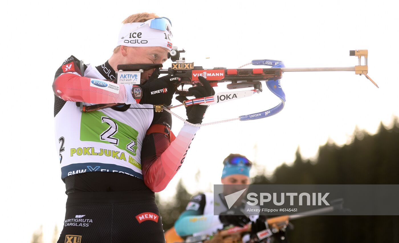 Slovenia Biathlon World Cup Mixed Relay