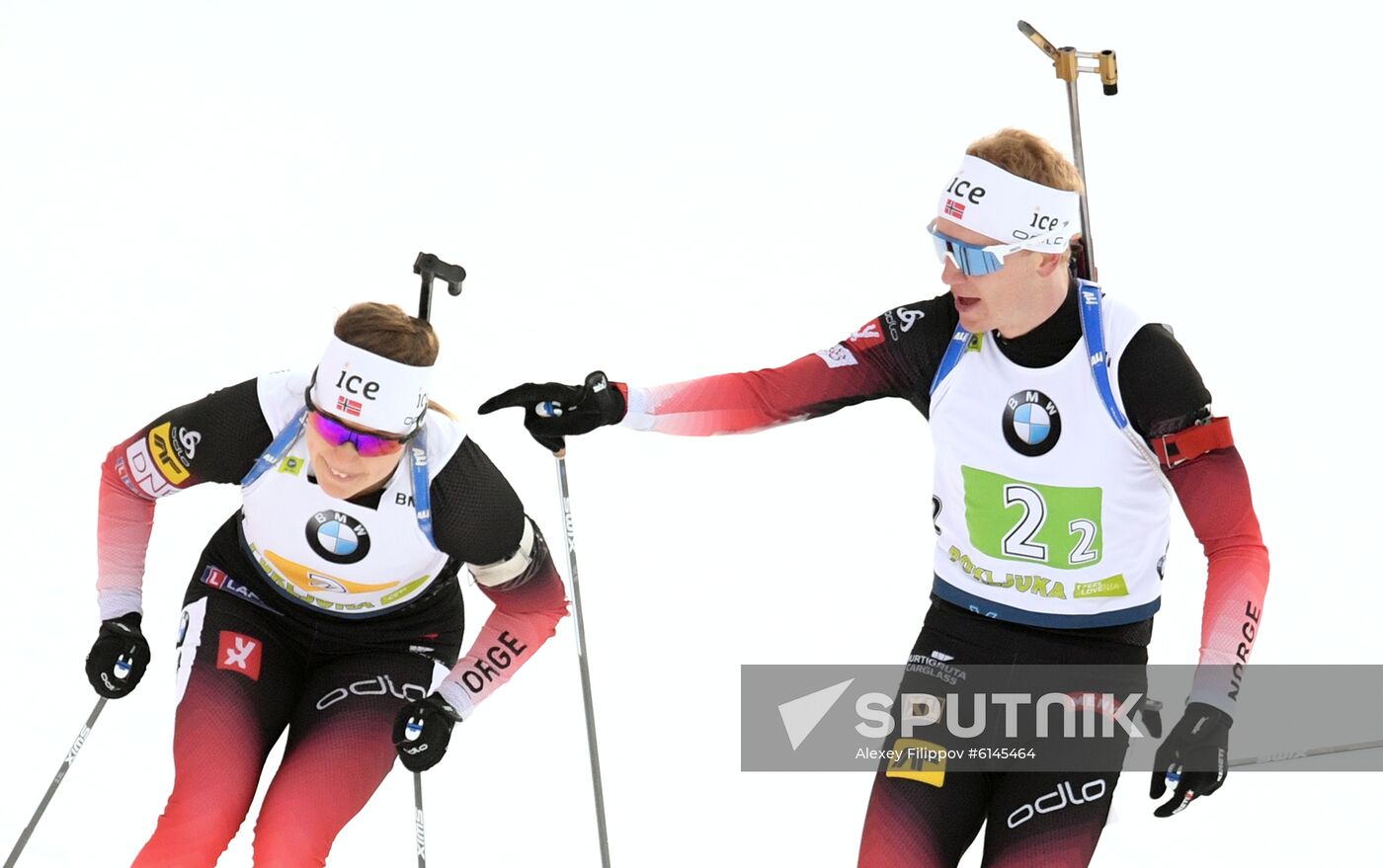 Slovenia Biathlon World Cup Mixed Relay