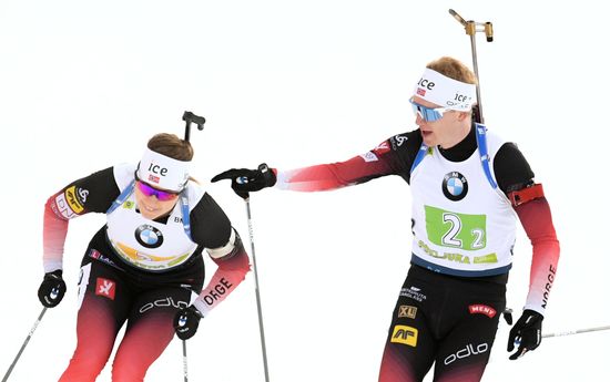Slovenia Biathlon World Cup Mixed Relay