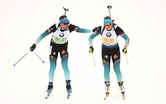 Slovenia Biathlon World Cup Mixed Relay