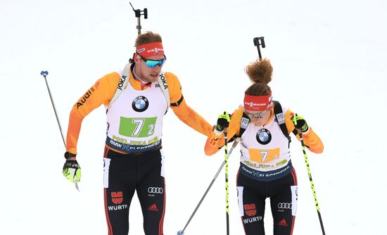 Slovenia Biathlon World Cup Mixed Relay