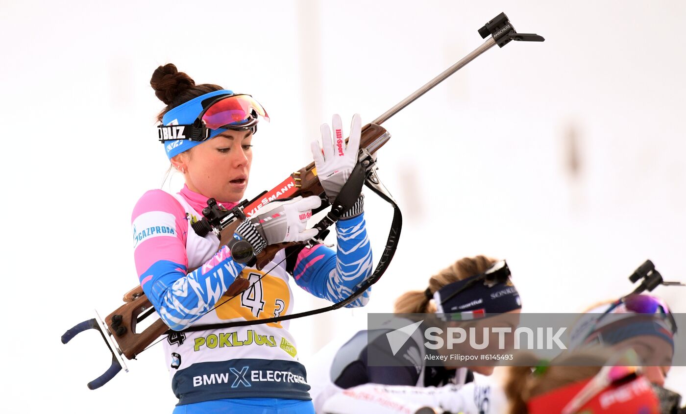 Slovenia Biathlon World Cup Mixed Relay