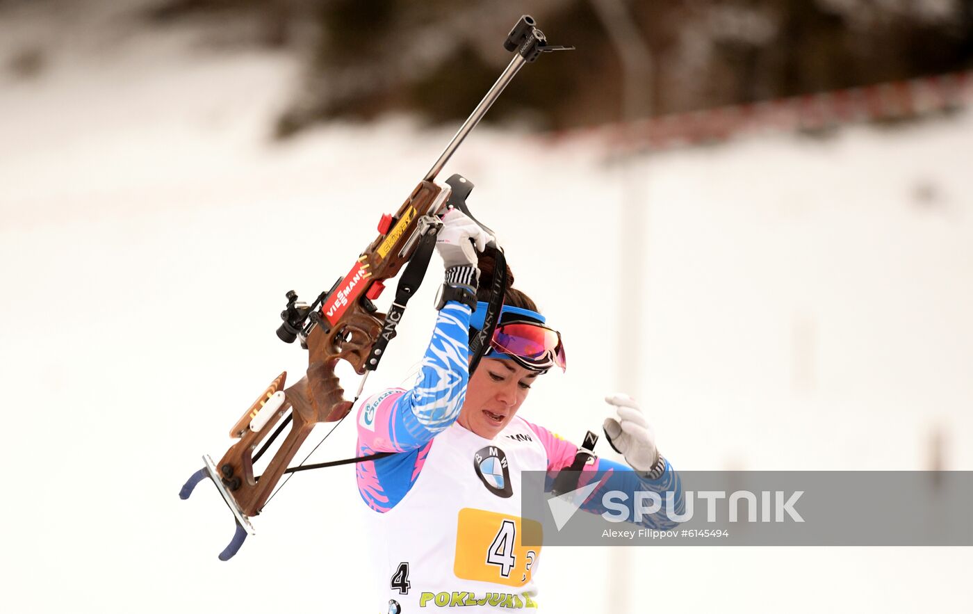 Slovenia Biathlon World Cup Mixed Relay