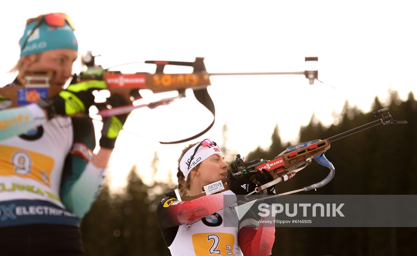 Slovenia Biathlon World Cup Mixed Relay