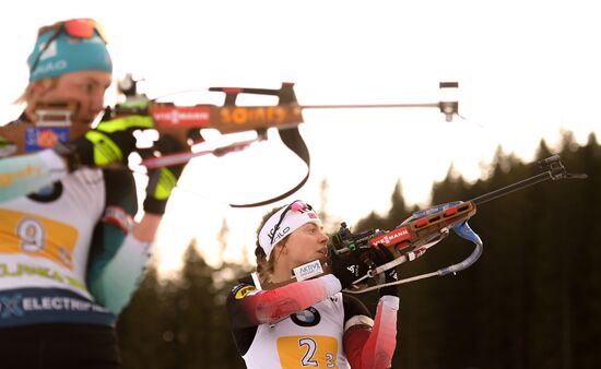 Slovenia Biathlon World Cup Mixed Relay