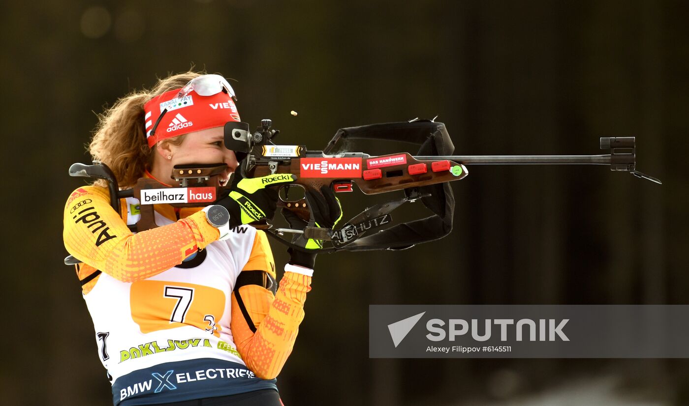 Slovenia Biathlon World Cup Mixed Relay