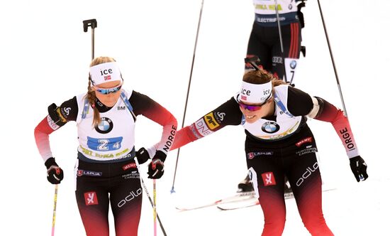 Slovenia Biathlon World Cup Mixed Relay