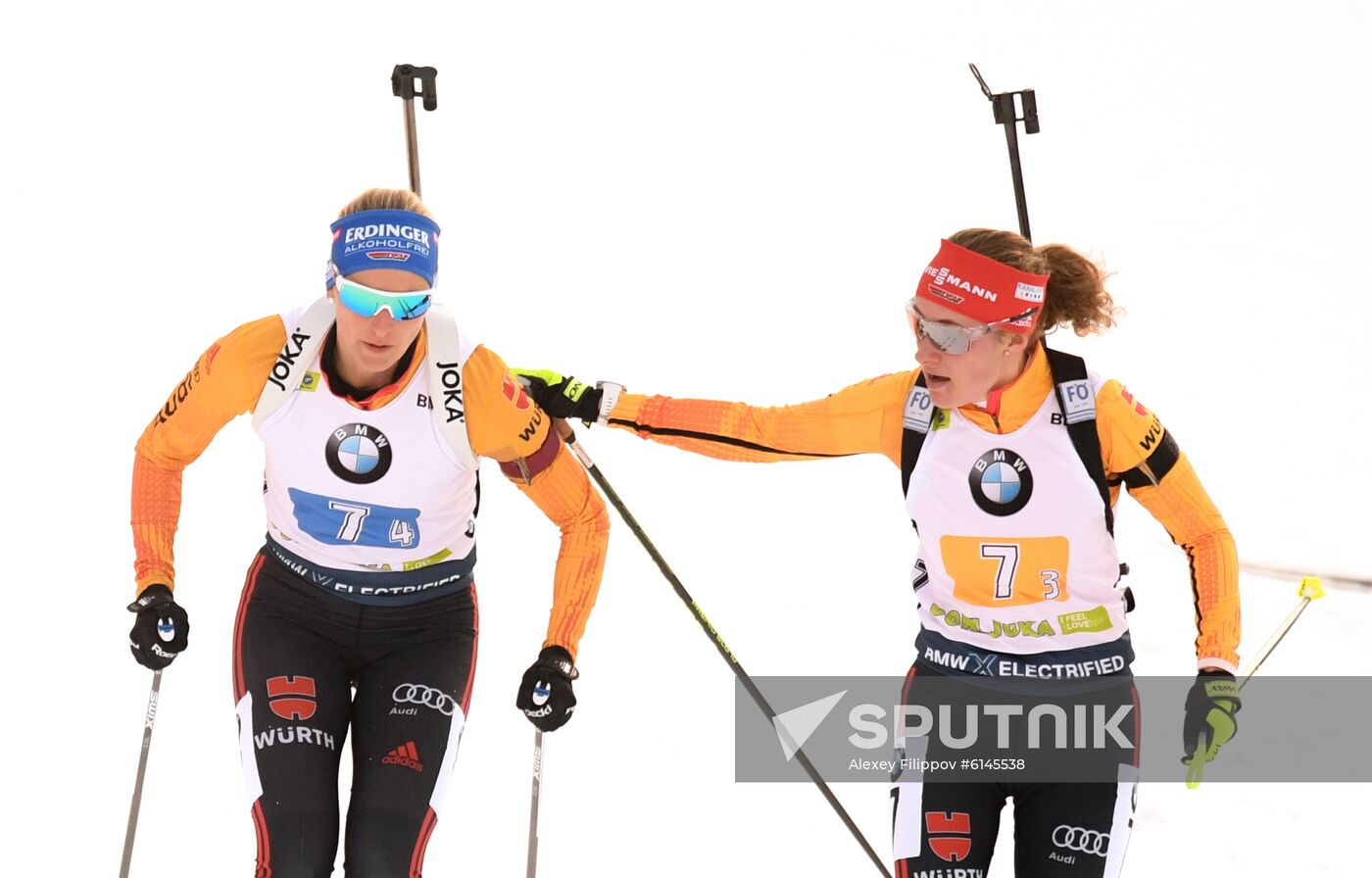 Slovenia Biathlon World Cup Mixed Relay