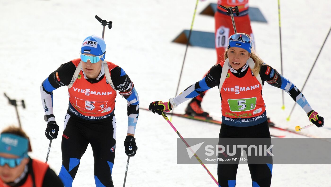 Slovenia Biathlon World Cup Single Mixed Relay