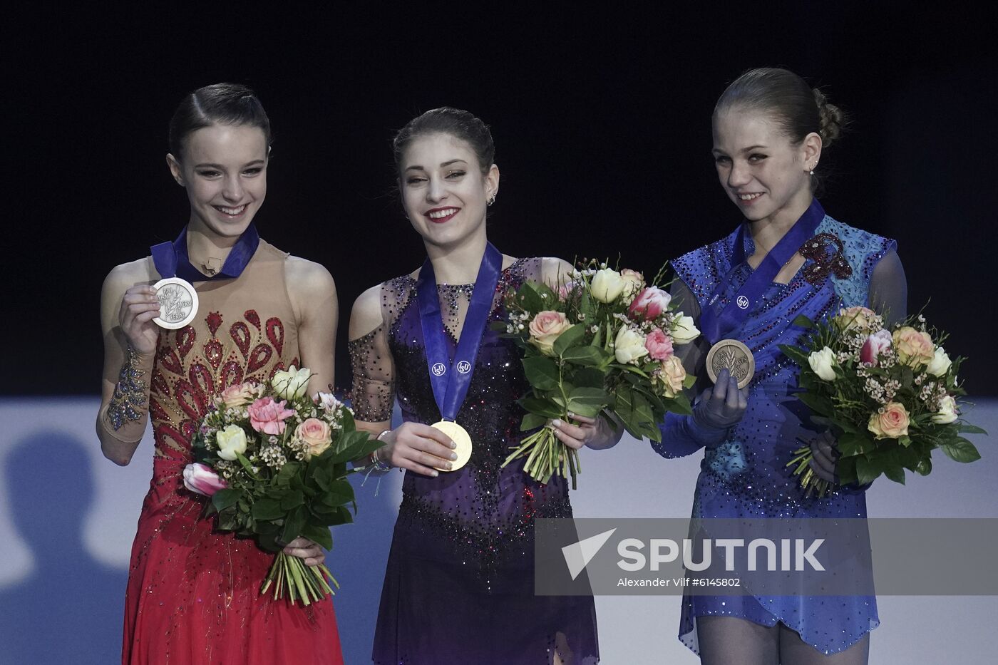 Austria Figure Skating European Championships Ladies Awarding