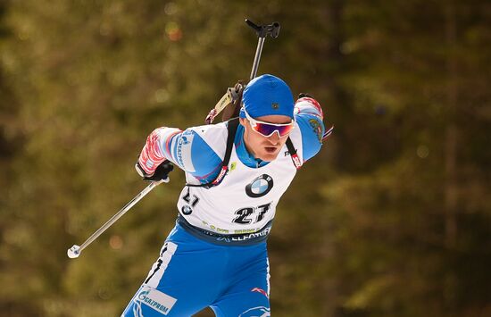 Slovenia Biathlon World Cup Men Mass Start