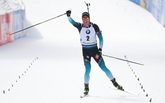 Slovenia Biathlon World Cup Men Mass Start