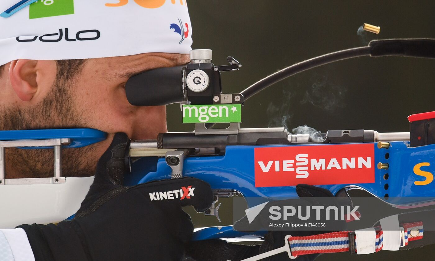 Slovenia Biathlon World Cup Men Mass Start