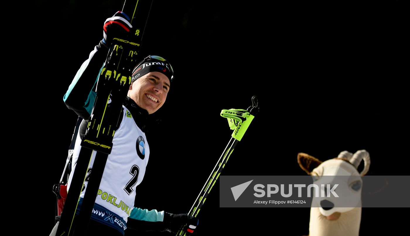 Slovenia Biathlon World Cup Men Mass Start