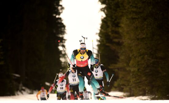 Slovenia Biathlon World Cup Men Mass Start