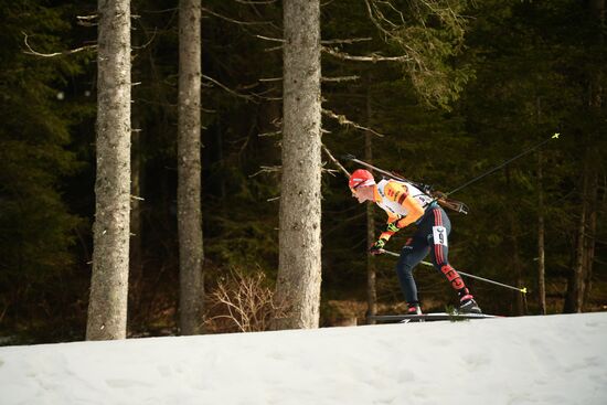 Slovenia Biathlon World Cup Men Mass Start