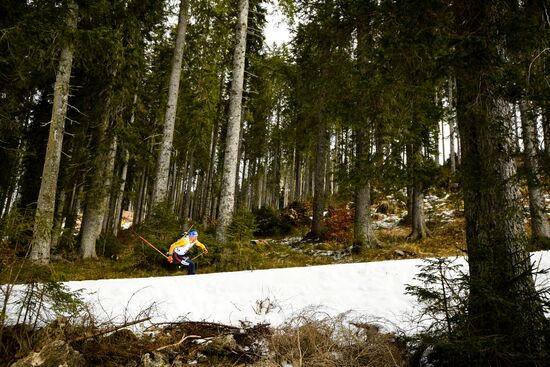 Slovenia Biathlon World Cup Men Mass Start