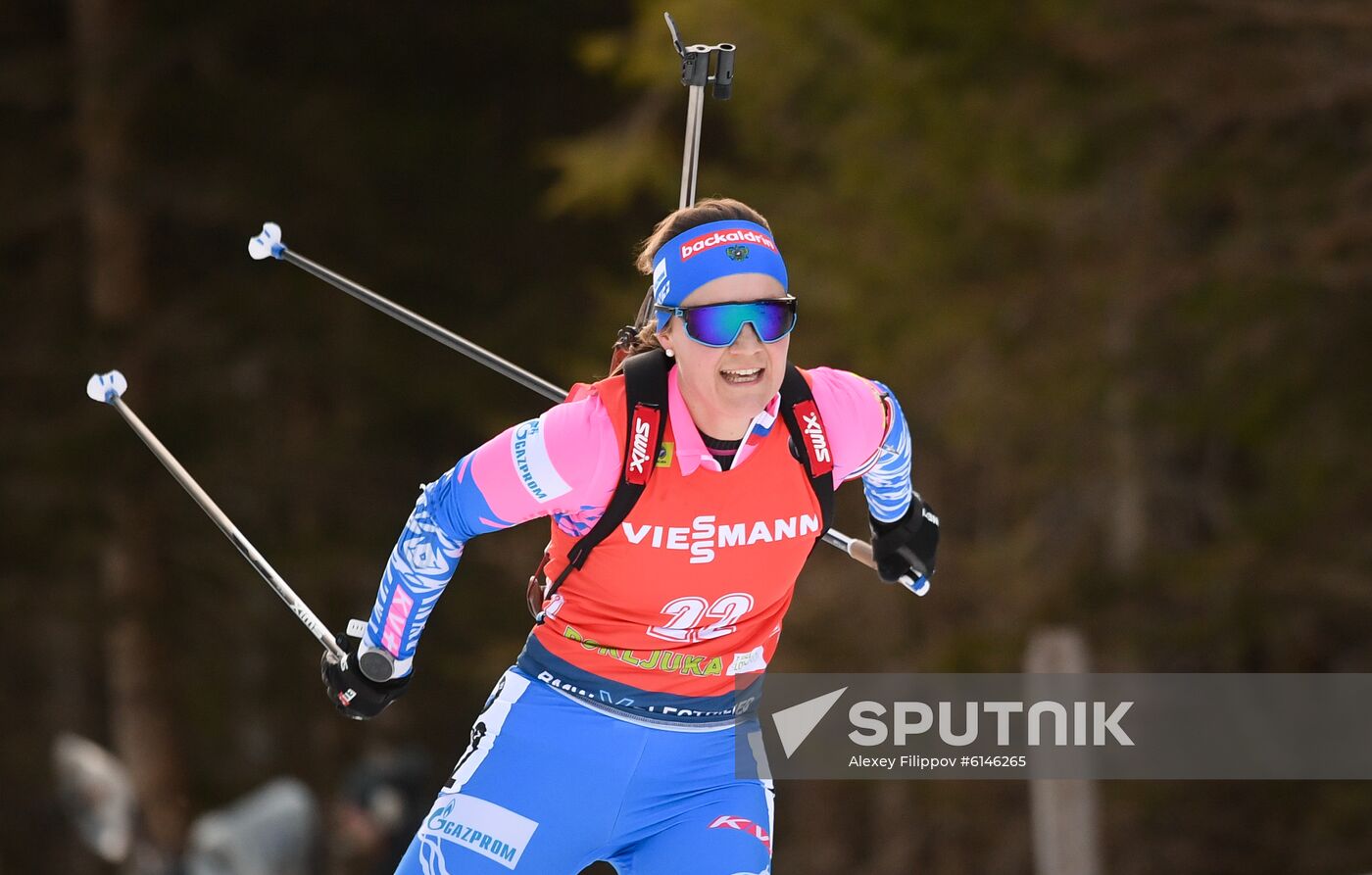 Slovenia Biathlon World Cup Women Mass Start