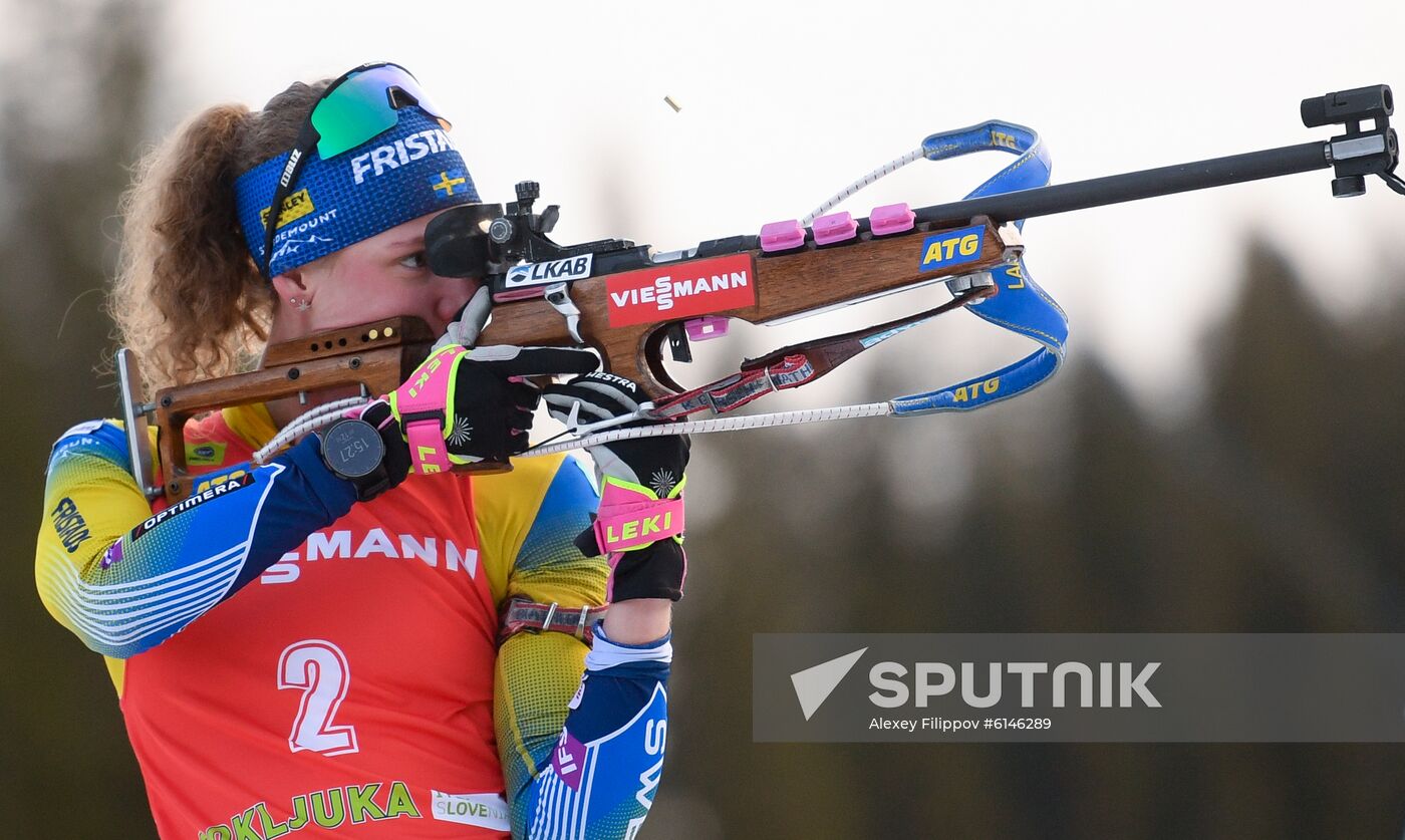 Slovenia Biathlon World Cup Women Mass Start