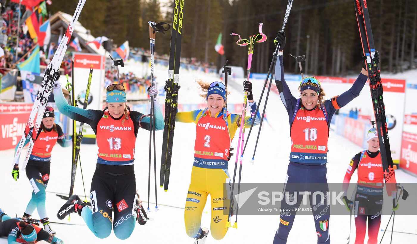 Slovenia Biathlon World Cup Women Mass Start