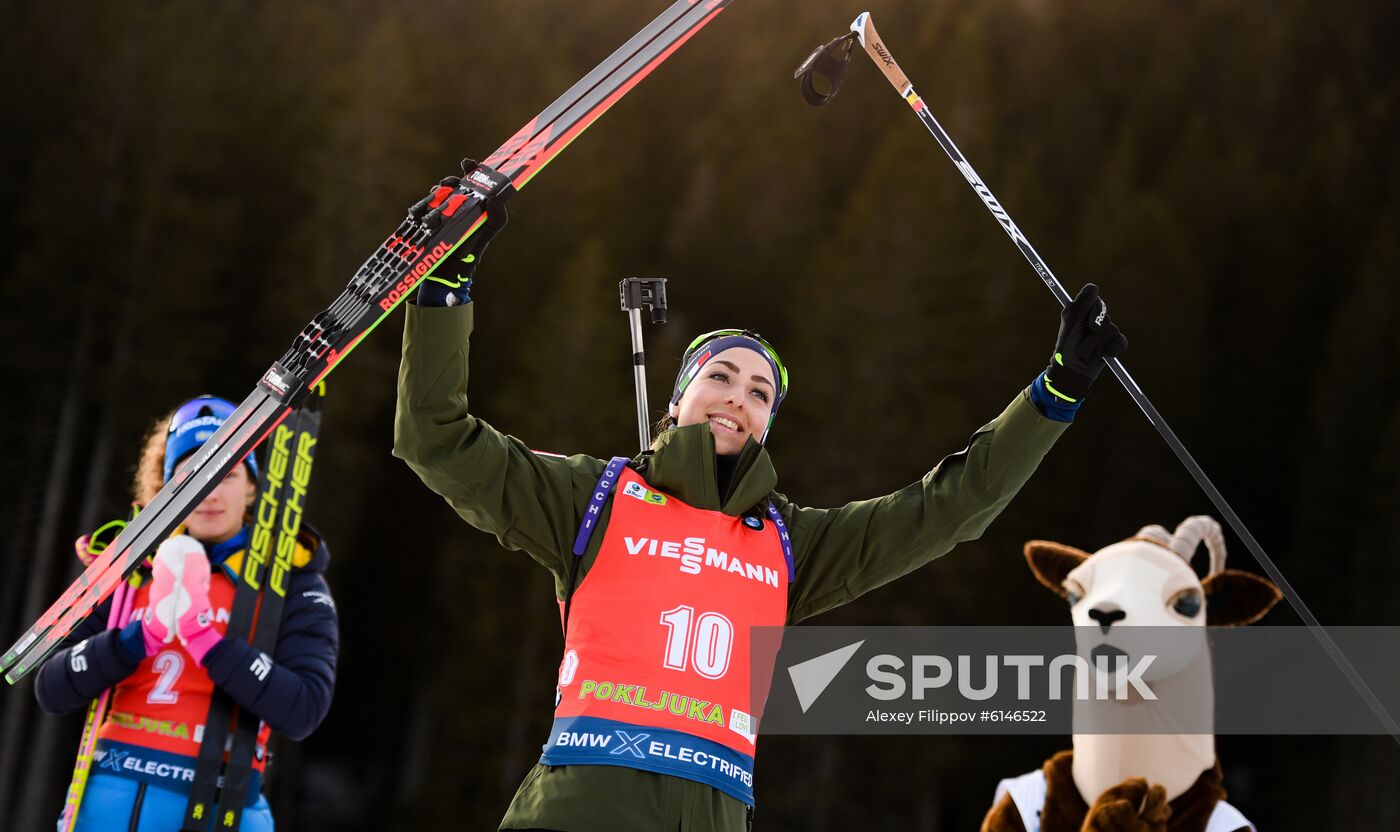 Slovenia Biathlon World Cup Women Mass Start