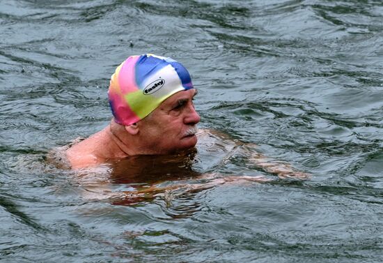 Russia Leningrad Siege Anniversary Winter Swim