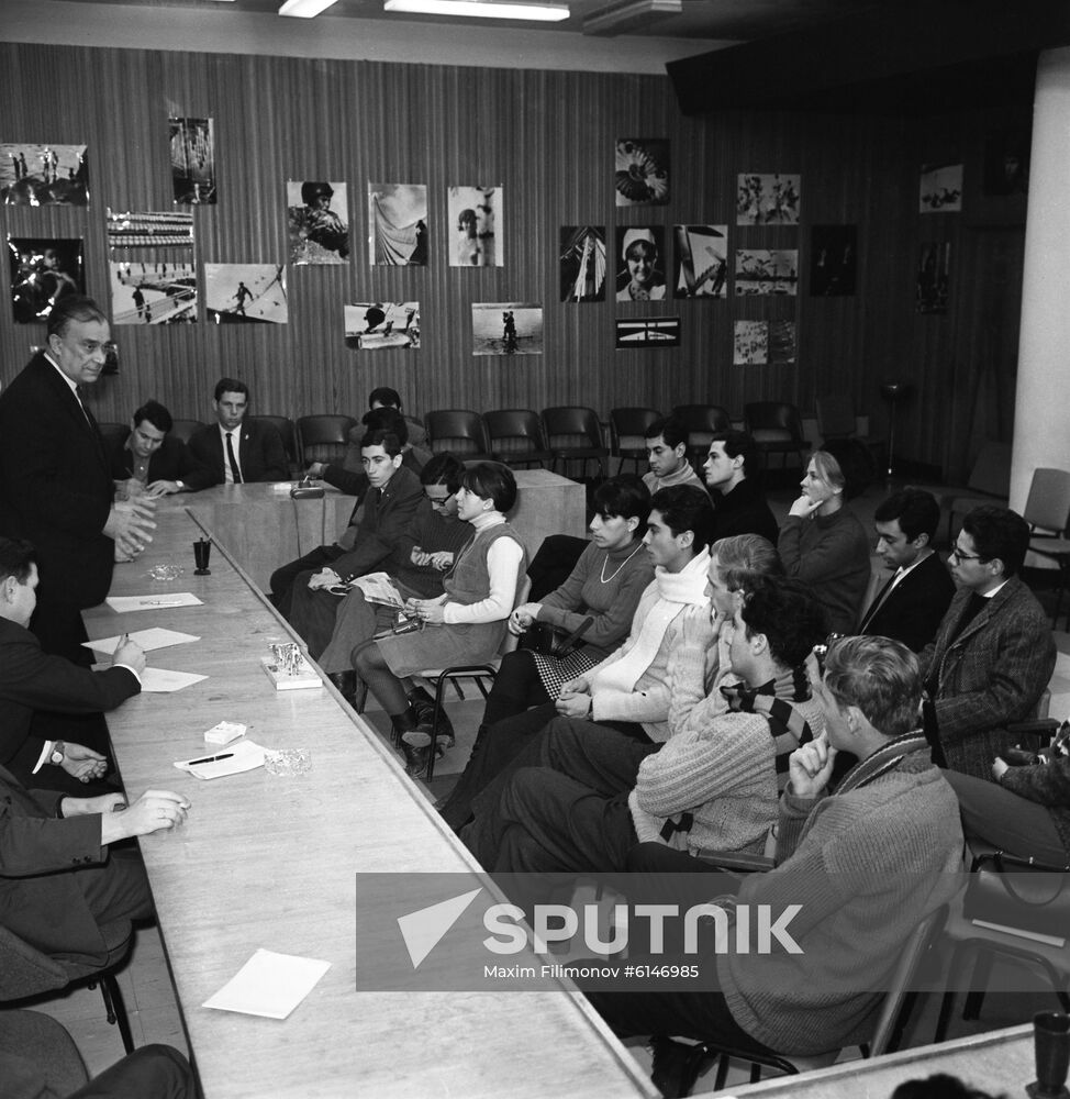 Chilean students in Moscow