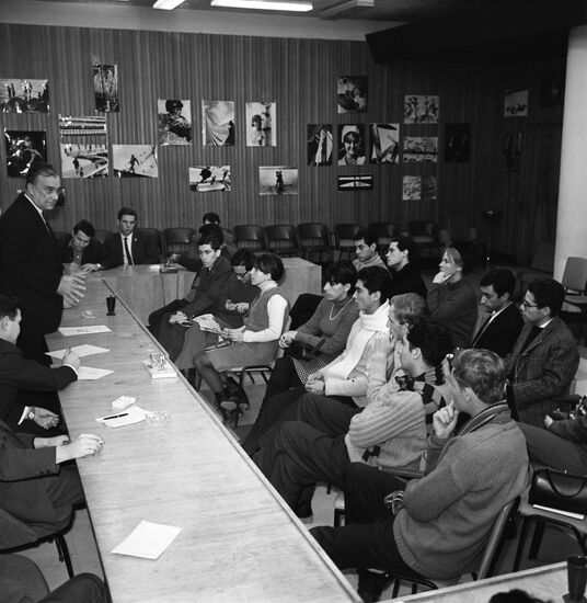 Chilean students in Moscow