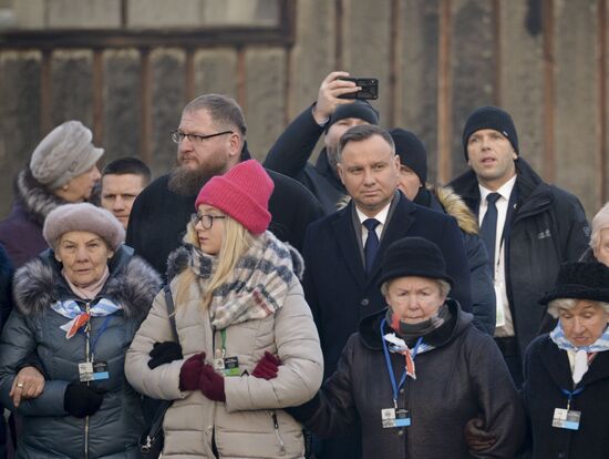 Poland Auschwitz Liberation Anniversary