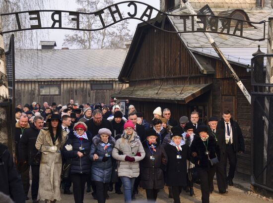 Poland Auschwitz Liberation Anniversary