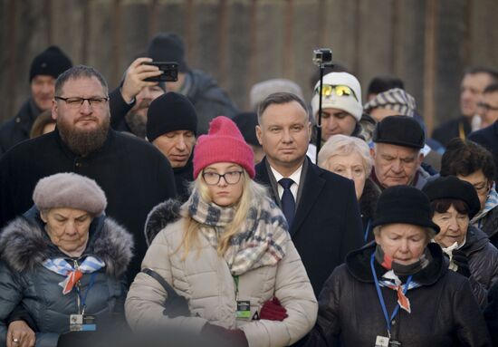 Poland Auschwitz Liberation Anniversary
