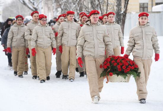 Russia Leningrad Siege Anniversary