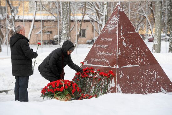 Russia Leningrad Siege Anniversary