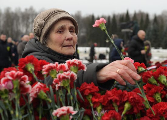 Russia Leningrad Siege Anniversary