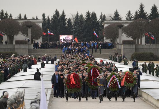 Russia Leningrad Siege Anniversary