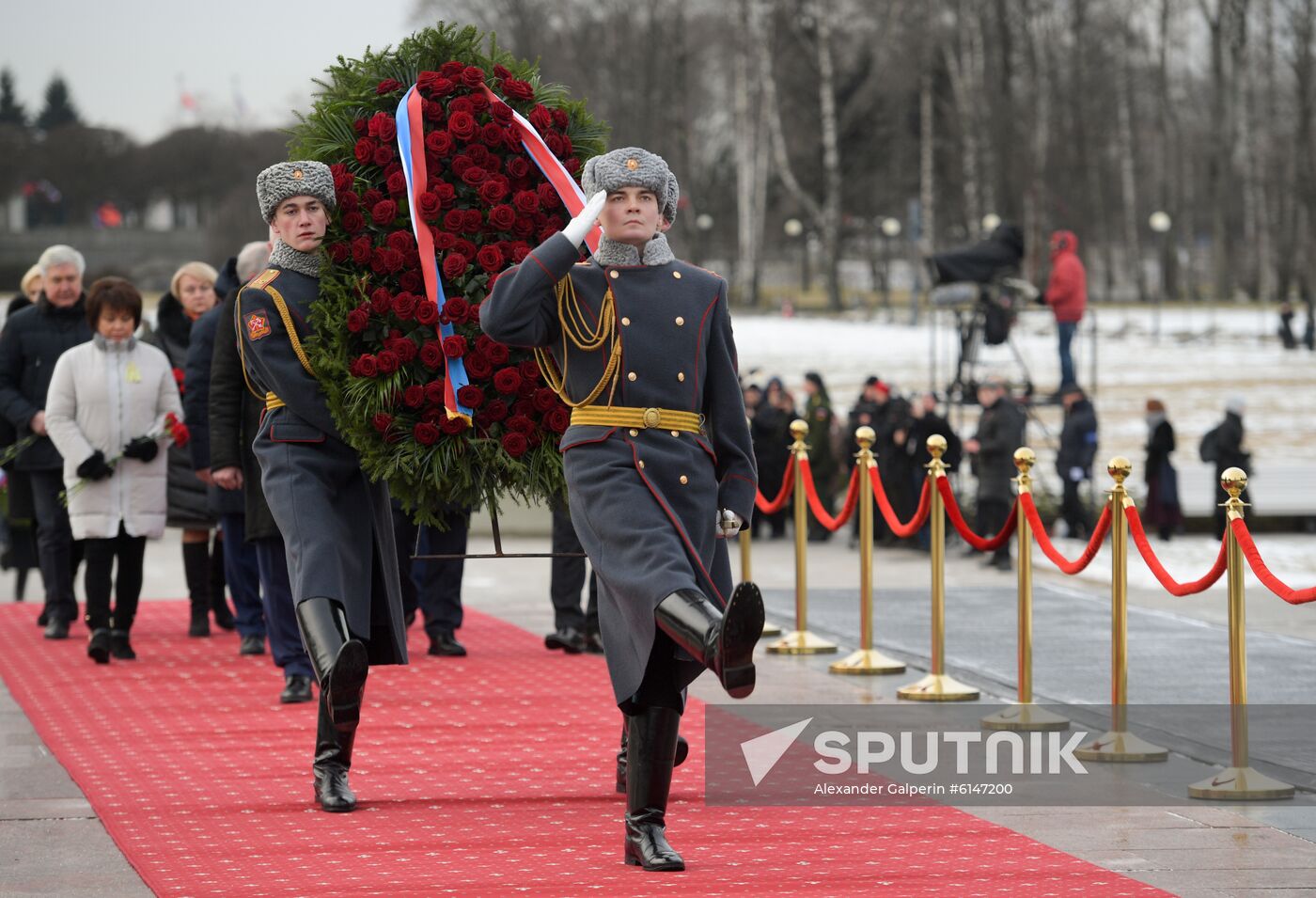 Russia Leningrad Siege Anniversary
