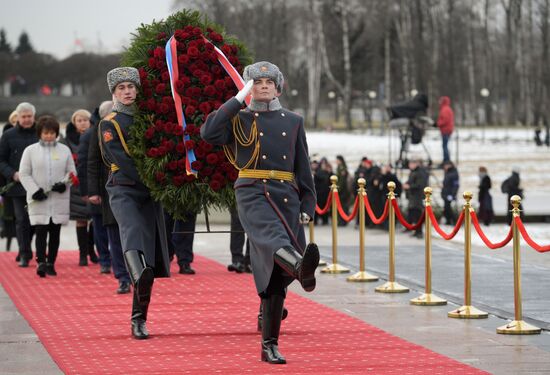 Russia Leningrad Siege Anniversary