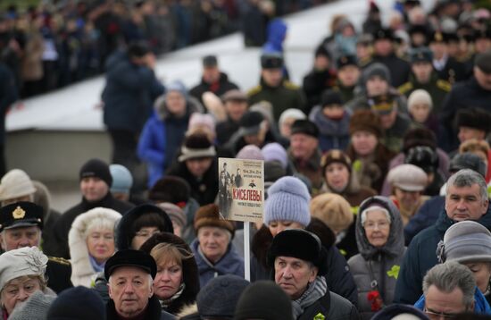 Russia Leningrad Siege Anniversary