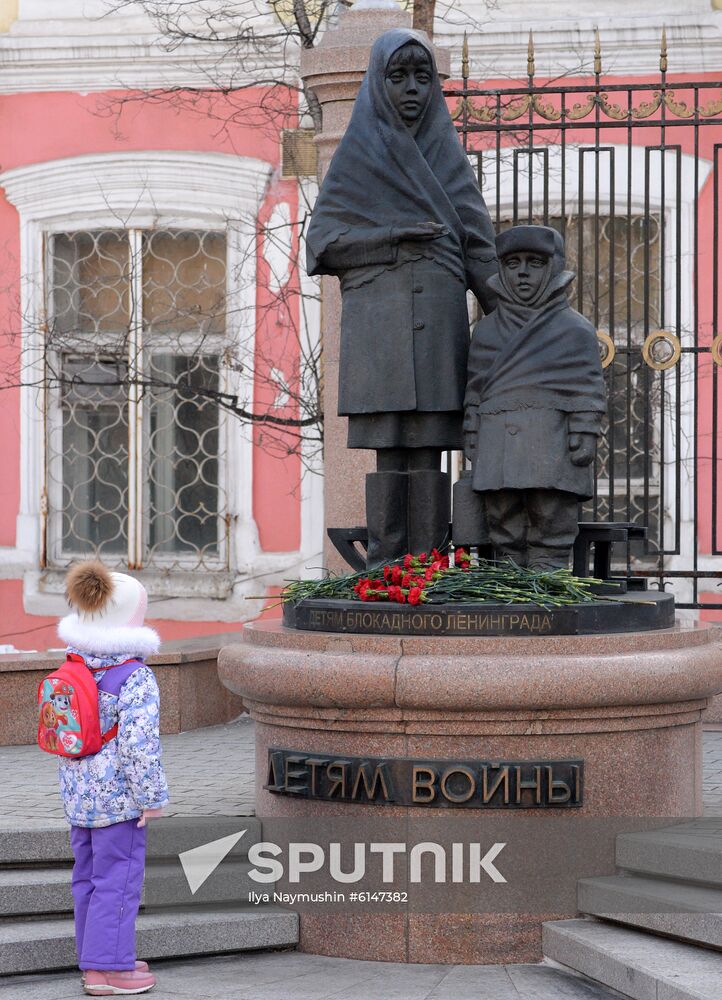 Russia Leningrad Siege Anniversary